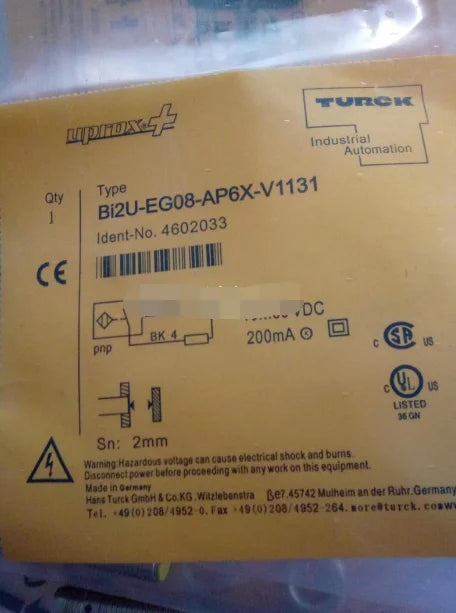 New  TURCK  BI2U-EG08-AP6X-V1131  Proximity switch  free shipping