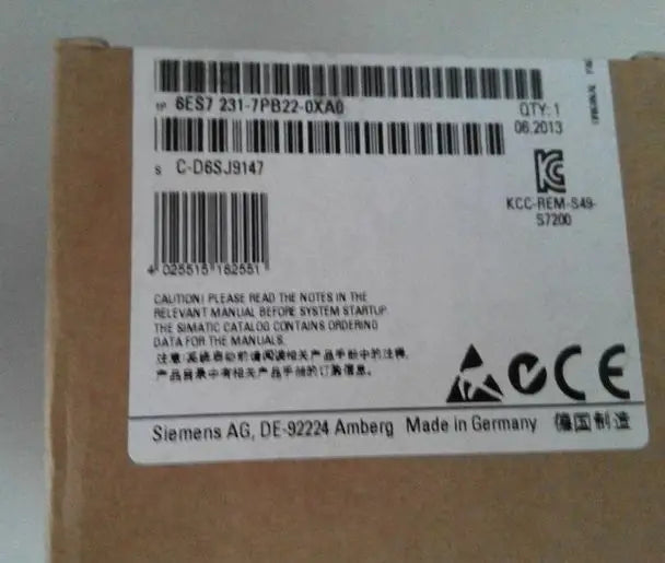 6ES7231-7PB22-0XA8 New in box SIEMENS PLC free shipping