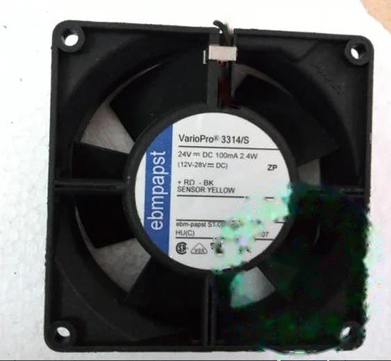1pc new fan 3314/S 24V 2.4W ebmpapst 92*92*32 freeship