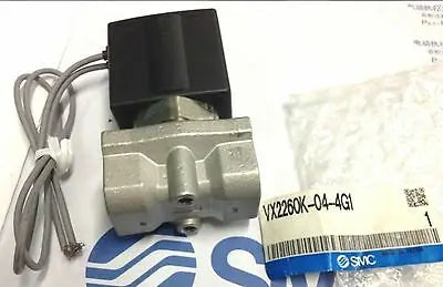 New in bag SMC solenoid valve VX2260K-04-4G1