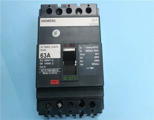 1pc      Siemens  3VT8063-1AA03-0AA0   63A   circuit breaker   free shipping