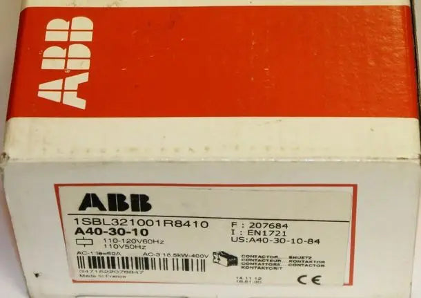 A40-30-10 A403010 1PCS NEW ABB contactor 220VAC free shipping