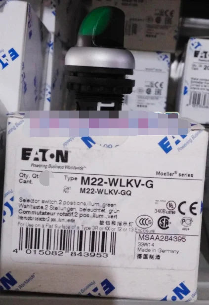 1PC NEW EATON MOELLER M22-WLKV-G free shipping