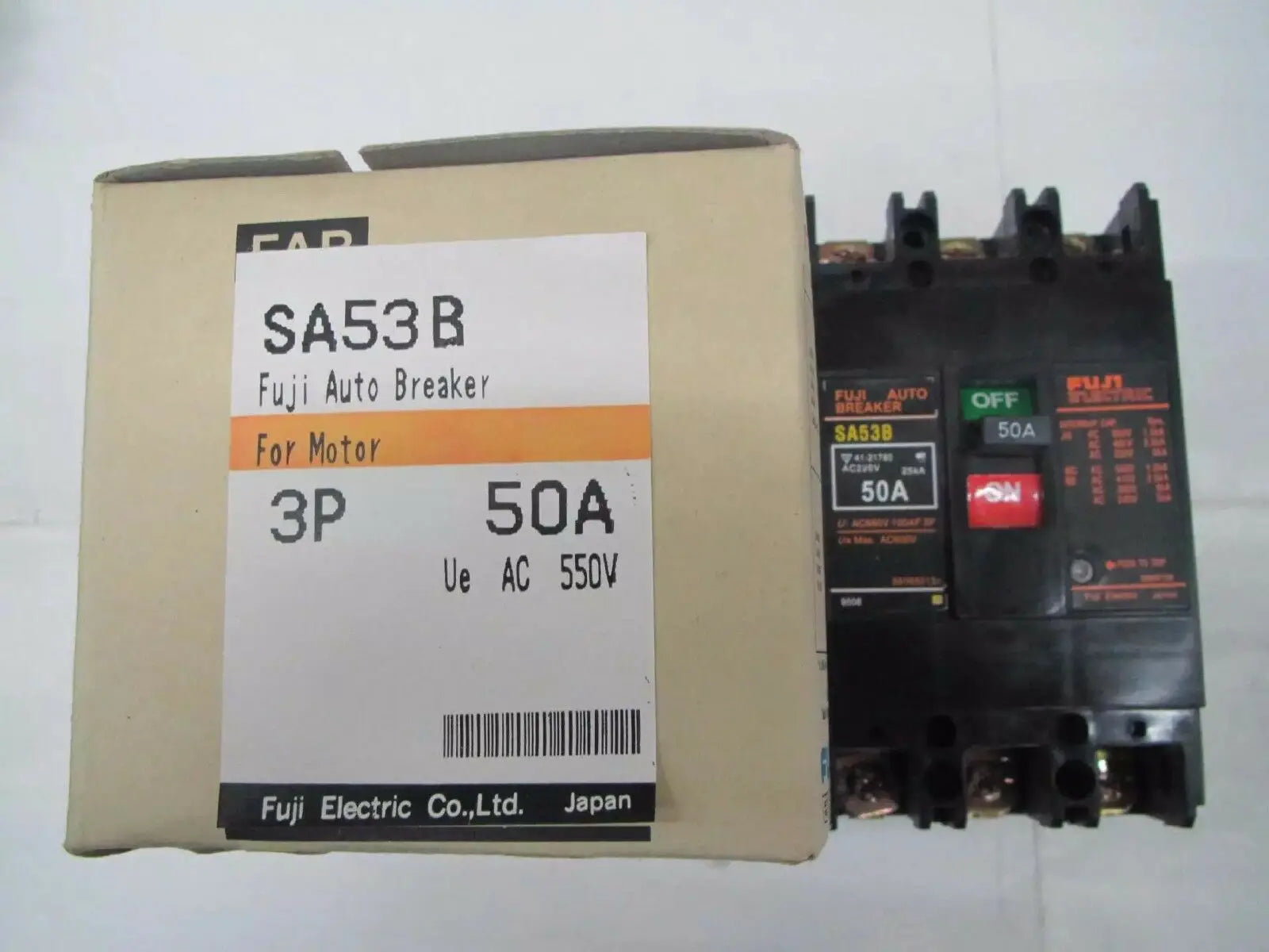 New FUJI SA53B 3P 50A Molded case circuit breaker free shipping