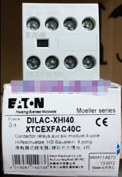 1PC  NEW   EATON  MOELLER  DILAC-XHI40   free shipping