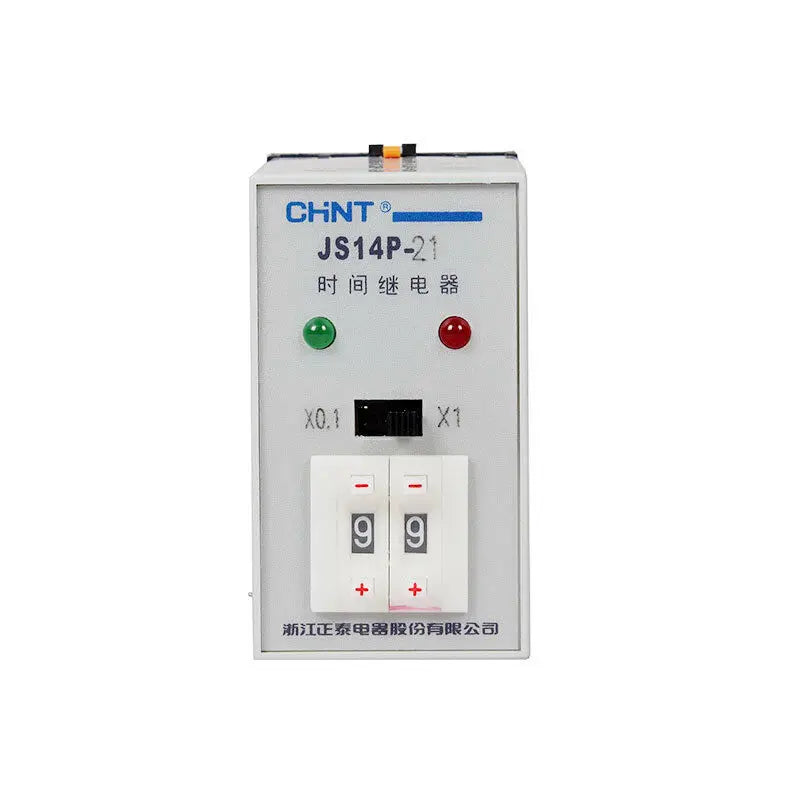 New  CHNT  Time relay  JS14P-21  DC24V-48V   free shipping