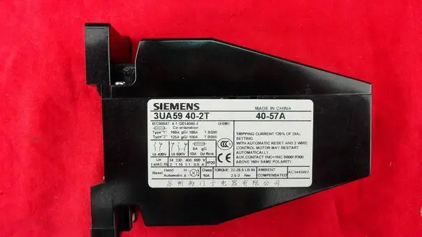 3UA5940-2T 40-57A 3UA59 40-2T New SIEMENS Thermal Overload Relay free shipping