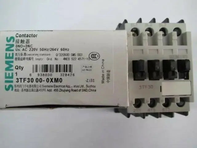 New SIEMENS 3TF3000-0XM0 AC220V Ac contactor free shipping