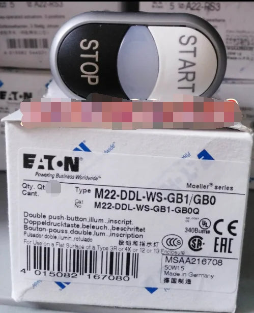 1PC NEW EATON MOELLER M22-DDL-WS-GB1/GB0 free shipping