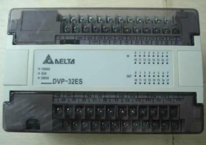 DVP32ES00R2 DVP-32ES00R2 Delta PLC 100-240VAC 16DI 16DO Relay Output Used