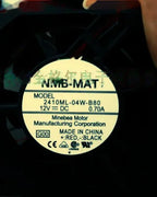 1pc fan new 2410ML-04W-B80 12V 0.70A NMB 606025