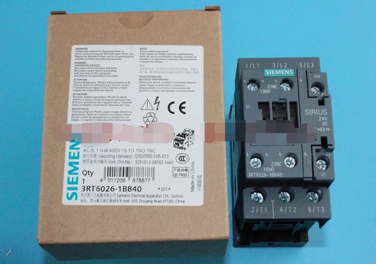 New Siemens 3RT6026-1BB40 contactor free shipping
