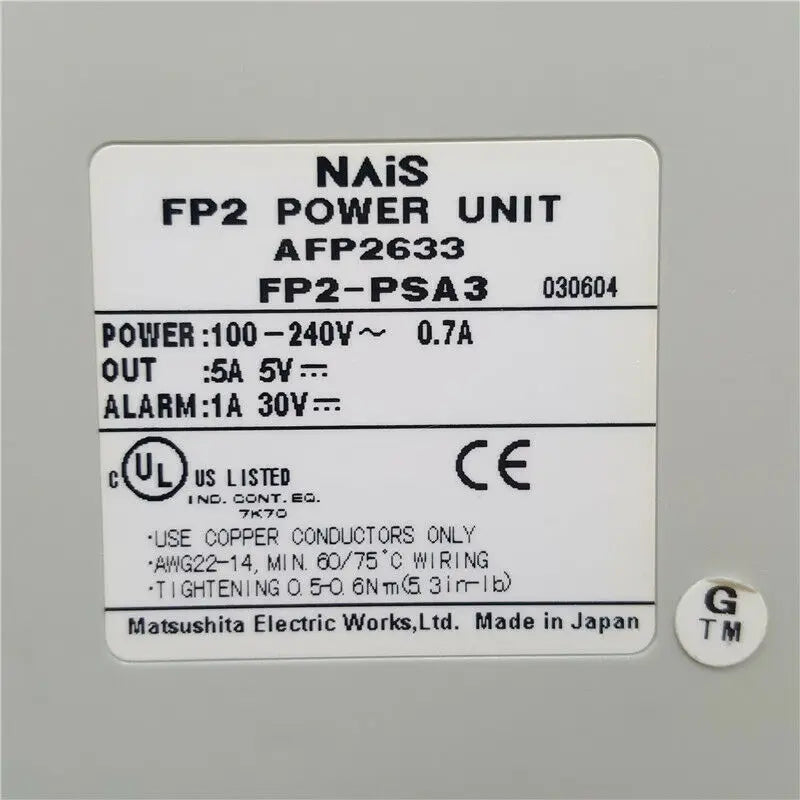 FP2-PSA3 AFP2633 Panasonic Used