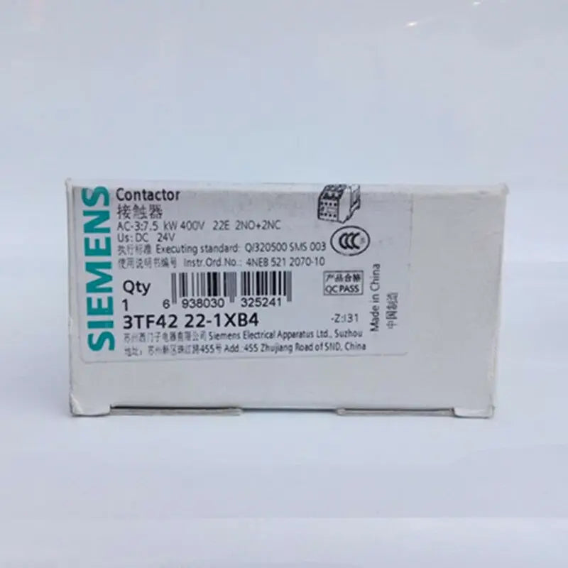 New Siemens 3TF4222-1XB4 contactor free shipping