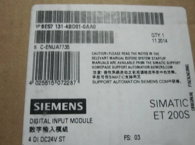 6ES7 131-4BD01-0AA0 6ES7131-4BD01-0AA0 1pc New Siemens module free shipping