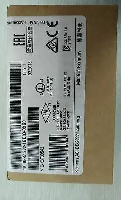 1PC NEW SEIMENS S7-1200PLC 6ES7222-1BD30-0XB0