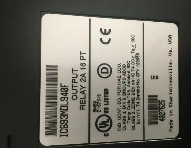 1PC new in box GE  IC693MDL940F