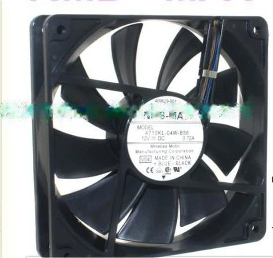 1pc new fan NMB 4710KL-04W-B56 12V 0.72A 120*120*25MM PWM freeship