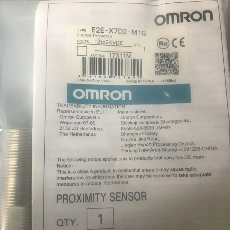 1pc  NEW OMRON Proximity Sensor E2E-X7D2-M1G E2EX7D2M1G 12-24VDC free shipping