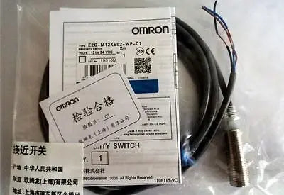 NEW in bag Omron Photoelectric Sensor E2G-M12KS02-WP-C1 12-24VDC