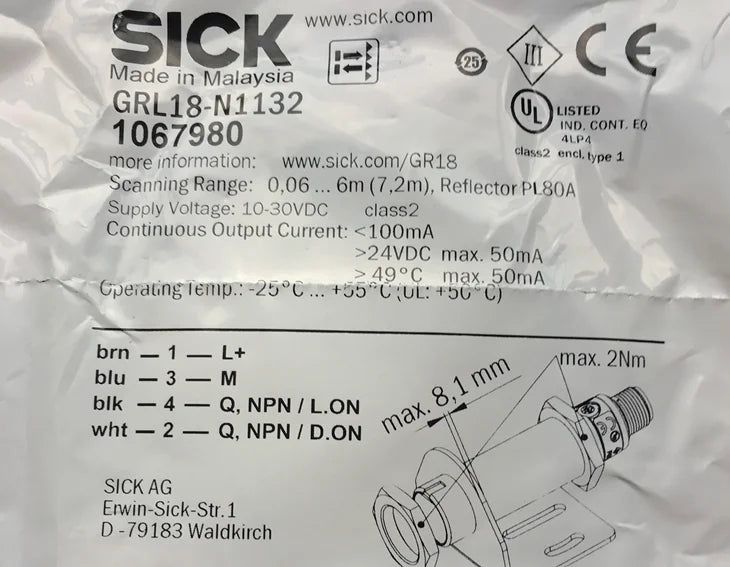 1PC NEW SICK GRL18-N1132 free shipping