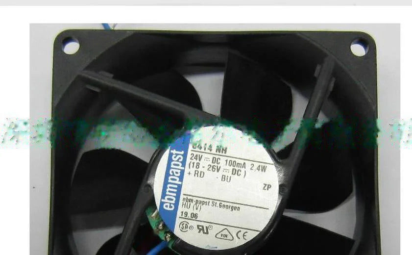 1pc new fan 8414NH -221 8414NH -221 ebmpapst 24V 100MA 2.4W 80*80*25 freeship