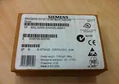 6SL3255-0AA00-4BA1 6SL3 255-0AA00-4BA1 1PC NEW SIEMENS free shipping
