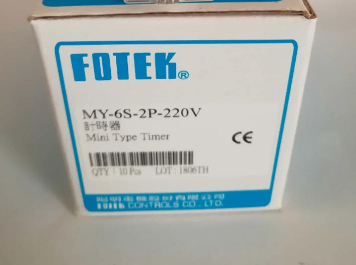 1pc FOTEK MY-6S-2P-220V Time relay free shipping