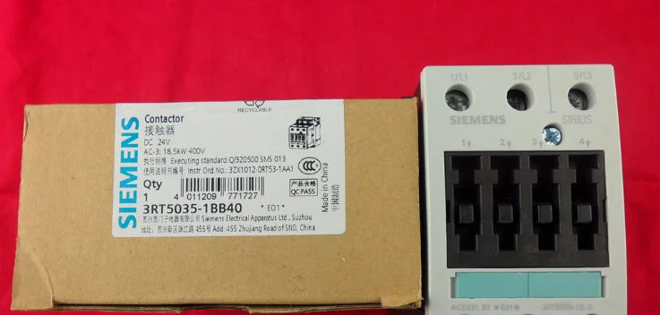 New Siemens 3RT5035-1BB40 Contactor free shipping