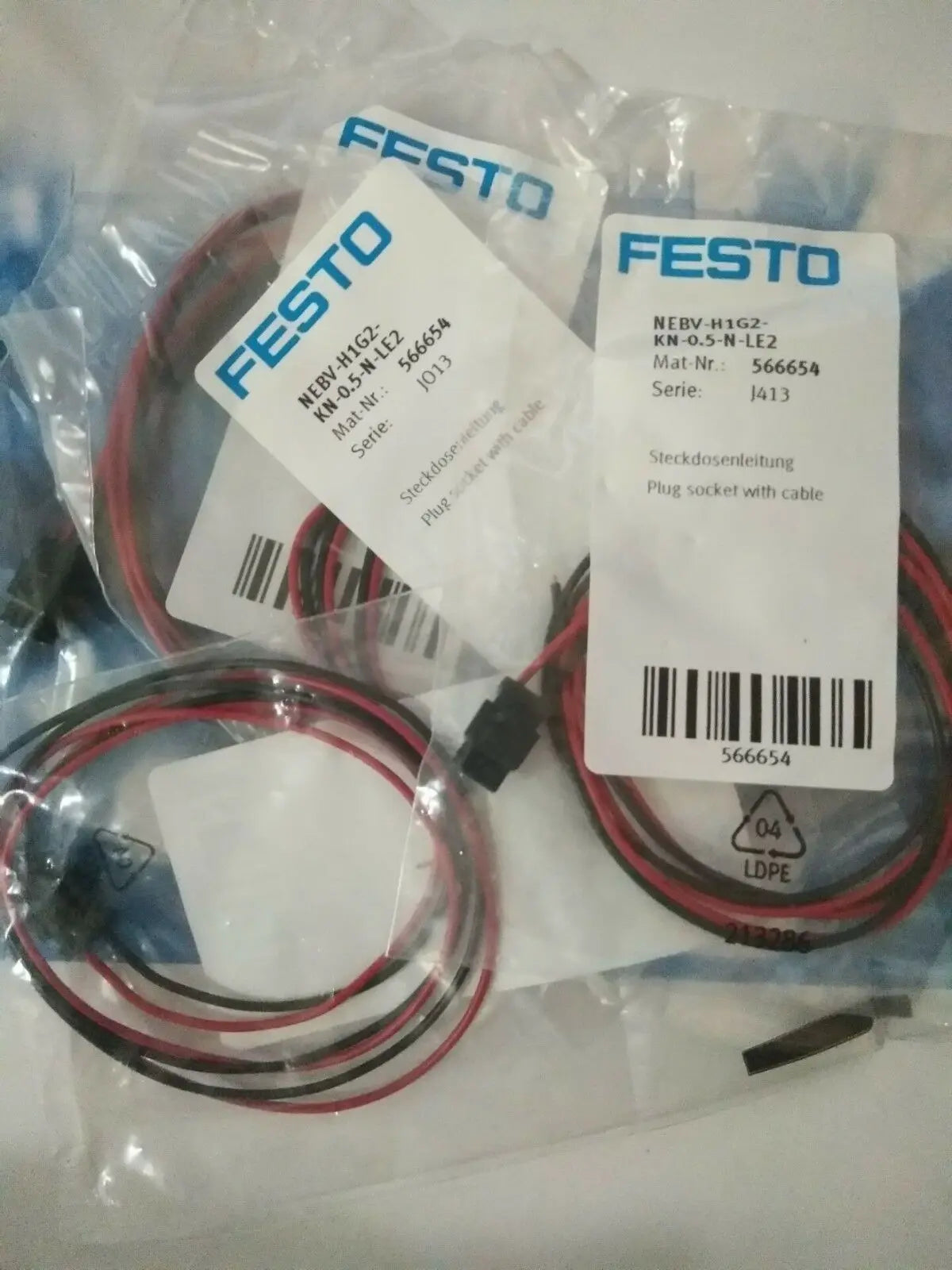 New  FESTO  NEBV-H1G2-KN-0,5-N-LE2  566654  free shipping