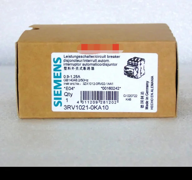 New  Siemens  3RV1021-0KA10  free shipping