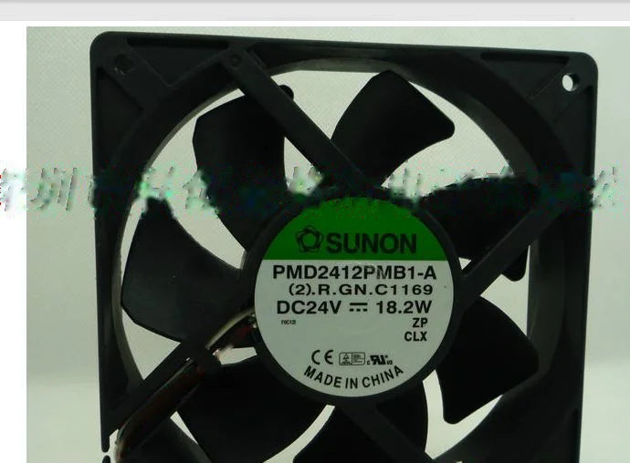 1pc new fan PMD2412PMB1-A SUNON DC24V 18.2W 120*120*38 freeship