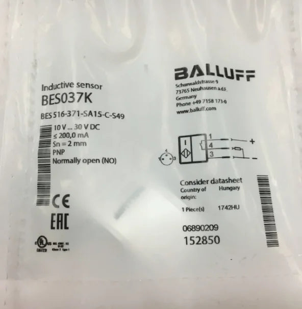 1PC   NEW    BALLUFF   BES  516-371-SA15-C-S49   free   shipping