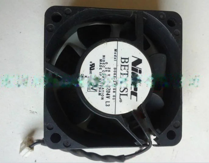 1pc new fan D06A-24TS5 04 Nidec 24V 0.15A 60*60*25 freeship