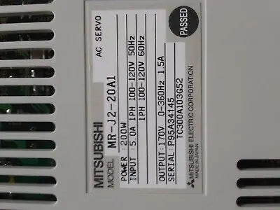 Mitsubishi MR-J2-20A1 New IN BOX