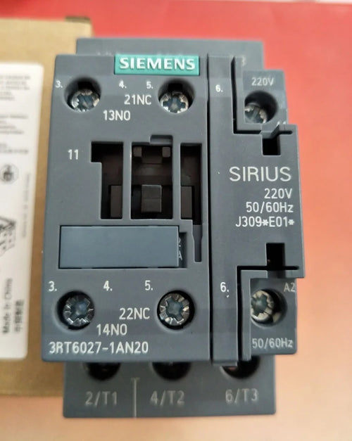 1pc     Siemens  3RT6027-1AN20  AC220V  32A  contactor  free shipping