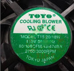 1pc new fan TOYO T15 20/18W 115V 50/60HZ 120*120*38 freeship