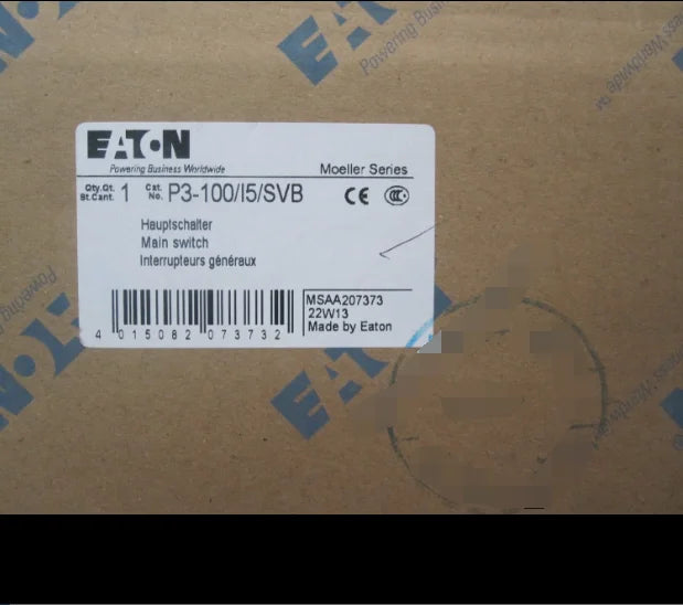 New EATON MOELLER P3-100/I5/SVB Load isolation switch free shipping