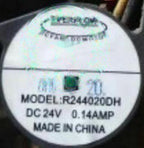 1pc new fan R244020DH DC24V 0.14A EVERFLOW 40*40*20 3 freeship