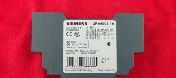 1pc      Siemens  3RV6901-1A  Auxiliary  contact   free shipping