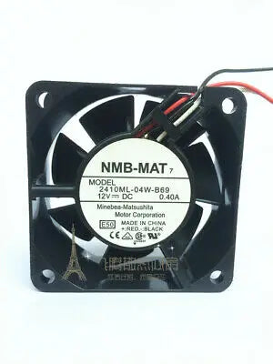 1pc new NMB 2410ML-04W-B60/B69 6025 12V 0.40A 6CM