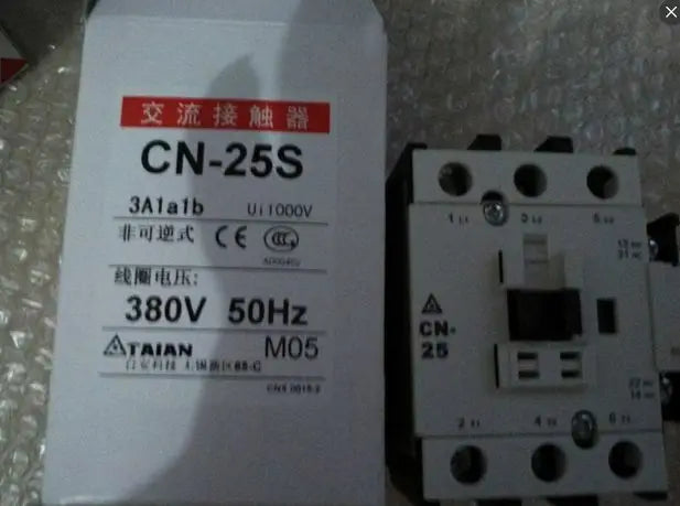 CN-25S 380VAC CN25S 1pc New TAIAN Contactor free shipping