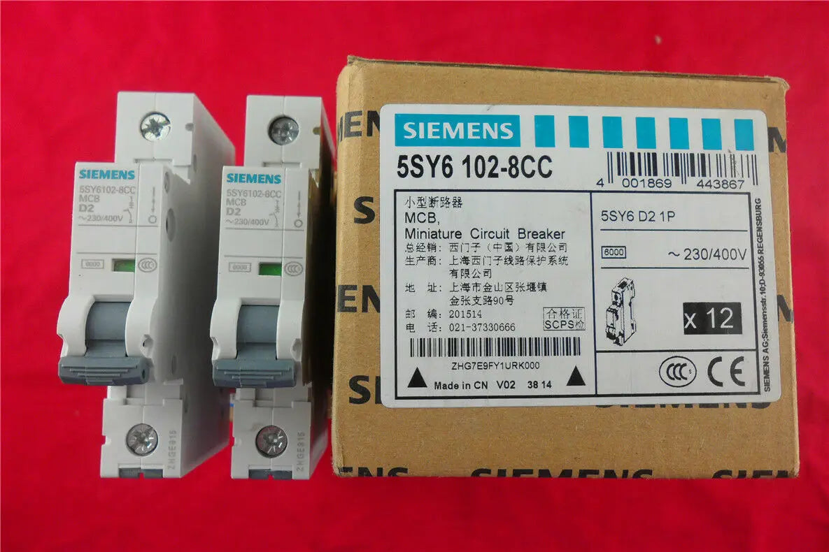 1pc     Siemens   5SY6102-8CC  1P 2A  circuit breaker  free shipping