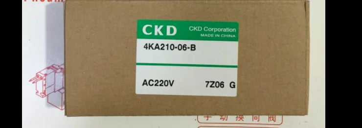 1PC  NEW   CKD   4KA210-06-B-AC220V  4KA210-06-B  AC220V    free  shipping