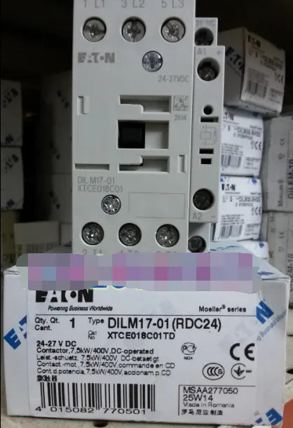 1PC  NEW   EATON  MOELLER  DILM17-01(RDC24)   free shipping
