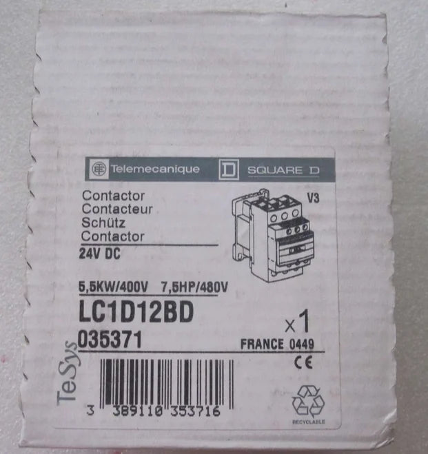LC1D12BD 1PC New Schneider contactor free shipping