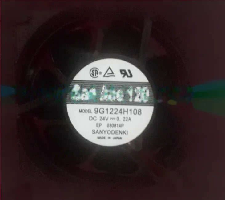 1pc new fan 9G1224H108 DC24V 0.22A SANYO 120*120*38 freeship