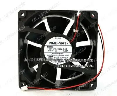 1pc new 4715KL-05W-B50 NMB-MAT 12038 24V 0.65A 12CM/