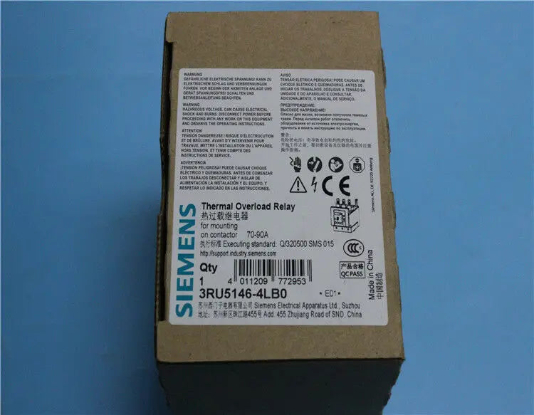 1pc      Siemens   3RU5146-4LB0  70-90A  Thermal relay  free shipping
