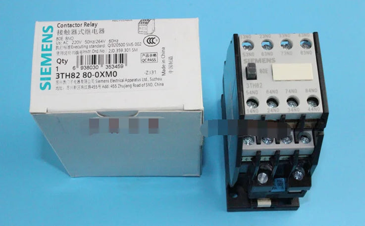 New SIEMENS 3TH8280-0XM0 AC220V Ac contactor free shipping